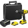 FatMax STANLEY FATMAX SFMCD711C2K-QW Trapano Avvitatore Combinato a Batteria