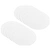 PATIKIL 3 Rotondo Cartone Carta, 50pz Bianco Disco Cerchi Fette per Festa Decorazioni Fai da Te Artigianato Arti Disegno Pittura Scrittura, Bianco