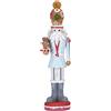 TIMSTOR Schiaccianoci Nutcracker Pan di Zenzero 32cm Poliresina Decorazione Natalizia