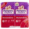 Pampers Pannolini Mutandina Progressi 6 Extralarge (15+ kg) Confezione da 30 pezzi