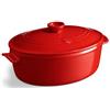 Emile Henry Casseruola Grande Ovale 6L Emile Henry Rosso Grand Cru - EH344560