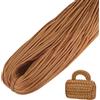 LEREATI Cordino per Borse Uncinetto, Corda Macrame 3mm x 200m Filo Macrame in Poliestere Uncinenetto e Ferri per Abbigliamento, Borse, Tappeti, Fai da Te, Regalo per Maglieria (Cachi)