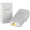 NETGEAR Adattatore porta Ethernet PL1000-100UKS PL1000 Powerline 1000 Mbps 1 Gigabit Ethernet, punto di accesso Homeplug, bianco