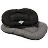 LEO PET Cuscino Leopet Floconné per Cani e Gatti - Nero/Grigio - 50x40 cm