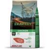 Bravery Gatto Adult Pollo - Crocchette Senza Cereali Gatti Adulti - 400 g
