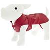 FERRIBIELLA Impermeabile Classic per Cani - Rosso, Lunghezza 43 cm