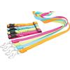Zolux Guinzaglio Nylon - Nylon Sottile Fluorescente - Turchese - 1 mt x 15 mm