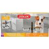 Zolux Supporto Regolabile con 2 Ciotole Inox - Cani Medi/Piccoli - 2x1,8L