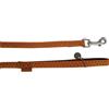Zolux Guinzaglio Mac Leather - Resistente e Chic - Giallo - 1,2 mt x 20 mm