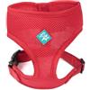 LEO PET Pettorina in Mesh Traspirante per Cani - Rosso, Taglia M