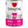 Disugual Adult 6 x 400 g umido cane - Maiale