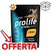 Prolife Cat Sterilized Light Tacchino e Oca - Bustina Da 85 Gr - CONFEZIONE RISPARMIO