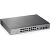 Zyxel GS1350-18HP-EU0101F switch di rete Gestito L2 Gigabit Ethernet (10/100/1000) Supporto Power over Ethernet (PoE) Grigio