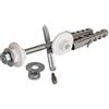 Sanitop-Wingenroth 22505 2 Kit di Fissaggio di qualità per lavabi, M10 x 140 mm, Lavabo-M10 Include Bit