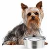 RYAKKA Water Bowl for Dogs Without Drooling,1 Litre No Spill Drinking Bowl, Leak proof Water Bowl with Stainless Steel Floating Cover for Pets
