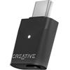 Creative BT-W6 Trasmettitore audio wireless Bluetooth 5.4 e LE con suono Snapdragon, aptX Lossless, bassa latenza e audio fino a 24 bit/96 kHz, funziona con PC/Mac/console di gioco