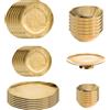 Bitossi Home I Senza Tempo Oro e Argento Servizio di piatti Oro 31 pz Bitossi Home