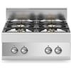 Cucina a gas 4 fuochi versione da banco 70x70x30 cm