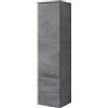 Pelipal Quickset 945 - Armadio da bagno grigio scuro, larghezza 35 cm, con 1 porta, 2 cassetti e 2 ripiani