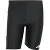 adidas Homme 3 Stripes Swim Jammers 8 inch, Semi Lucid Blue/White, 26