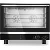 Ristosubito Forno elettrico a convezione con umidificatore MDLR per pasticceria Apertura a ribalta Modello BERU464 Temp.°C. 50 / 260 Dim. cm L.72.4 P.73 H.59.7