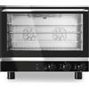 Ristosubito Forno elettrico a convezione con umidificatore e grill MDLR per pasticceria Apertura a ribalta Modello BERU464S Temp.°C. 50 / 260 Dim. cm L.72.4 P.73 H.59.7