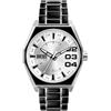 Diesel Orologio Analogico-Digitale al Quarzo Uomo con Cinturino in Acciaio Inossidabile DZ2195