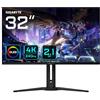 Gigabyte Monitor da gioco OLED AORUS FO32U2P da 32" - 3840 x 2160 (UHD), 240Hz, 0,03ms, 250 cd/m², KVM, FreeSync Premium Pro, DisplayHDR True Black 400, DisplayPort 2.1