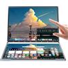 KingnovyPC 10.95 pollici Laptop Dual Screen i3 1215U Tablet touchscreen 32 GB di RAM 1 TB SSD Notebook PC con penna stilo 180° Flipping, 2 Type-C, USB3.0, WiFi 6