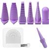 SHUIYUE Set di 7 Pezzi Torre per Avvolgimento Filo, Set di Strumenti Mandrino per Spirali di Filo, Strumento da Disegno per Quilling Carta Fai-da-Te, Forniture per Modellatura Artigianale Fai-da-Te