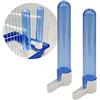 BPS BUENA PET SHOP BPS 2 pz mangiatoio/abbeveratoio per gabbia grande per pappagallo coniglio taglia L lunghezza 16,3 cm BPS-15402