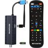 MEIYUANTBO Decoder Digitale Terrestre 2025,Decoder DVB-T2, HD1080P H.265 HEVC Principale 10-Bit, Con USB WiFi MT-7601 Stick, Supporto HDMI/USB WIFI/DLNA/PVR/Multimedia [Telecomando 2-in-1 con controllo TV]