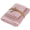 Fazzini Square Coppia ospite e Asciugamano - Colore: SQUCOPP - Rosa