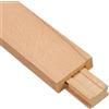 QUARKZMAN 2pz Guide Scorrevoli in Legno per Cassetti, Classico Binario Centrale in Legno, Kit di Sostituzione per Binari Inferiori Scorrevoli per Cassetti, 15-3/4 (40 CM)