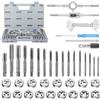 Faankiton Set Maschi e Filiere per Filettatura, Set Taglio Filettatura, Set per Filettatura M3-M12, Assortimento di Maschi e Filiere, Filiera per Filettatura per chiavi a rubinetto (40 Pezzi Grigio)