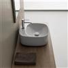 Scarabeo Moon lavabo da appoggio, 5504BK, Moon bianco [Lavabi > Lavabi da Appoggio]