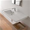Scarabeo ML lavabo sospeso, 3008BK, ML bianco [Lavabi > Lavabi Sospesi]