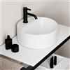 Scarabeo Skinny lavabo da appoggio, 5401BK, Skinny bianco [Lavabi > Lavabi da Appoggio]