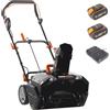 Worx Nitro WG471E - Spazzaneve a batteria - 40V - 2x 4Ah