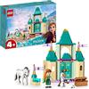 LEGO Disney Princess Divertimento al Castello di Anna e Olaf, Set con Personaggi Frozen, Figura di Cavallo Giocattolo e Edificio da Costruire, Giochi per Bambine e Bambini da 4 Anni in su 43204