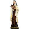 DRW Figura Santa Teresa di Courdec Resina dipinta a mano 21 cm