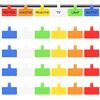 Trilancer Etichette per Cavi di Grandi Dimensioni, per Organizzare i Cavi e Distinguerli, Etichette e Tag Multicolore per Fili, Riutilizzabili - 24 PZ