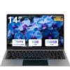 bvate PC Portatile 14 Win 11 Notebook 256 GB ROM Supporta l'espansione SSD 1TB 8GB RAM 2.4G+5G WiFi 1080 FHD BT4.2 USB HDMI con mouse senza fili & adesivi per tastiera Italiana-Grigio