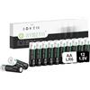 avmzvo Batterie AA 12 pezzi, Mignon LR6 AA 1,5 V, potenza duratura, ad alte prestazioni, alcaline, possono essere utilizzate per giocattoli, sveglie e altri dispositivi elettronici【10 anni di garanzia