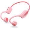 I love e iFecco IFECCO Cuffie Bluetooth per Bambini - Cuffie Wireless Bambina Open Ear Conduzione con Microfono,IPX5 impermeabili e sicure per Auricolari Bambina Perfette per la Scuola e i Viaggi Sport