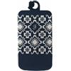 FERRIBIELLA Portasacchetti Leopet Emporio Maiolica - Blu, 4,5x4,5x7,5 cm