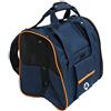 Croci Scarlett - Trasportino per cani e gatti, Borsa porta cane e gatto, Zaino da trasporto per auto, Blu e Arancione, 38x26x31 cm