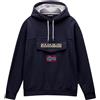 NAPAPIJRI FELPA CON CAPPUCCIO ANORAK BURGEE