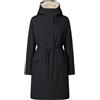 SAVE THE DUCK CAPPOTTO CON CAPPUCCIO E CINTURA NOELLE DONNA