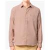 Lacoste Camicia Regular Fit Quadrettini Marrone Uomo